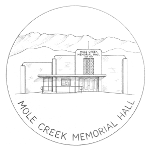 Mole Creek Memorial Hall logo